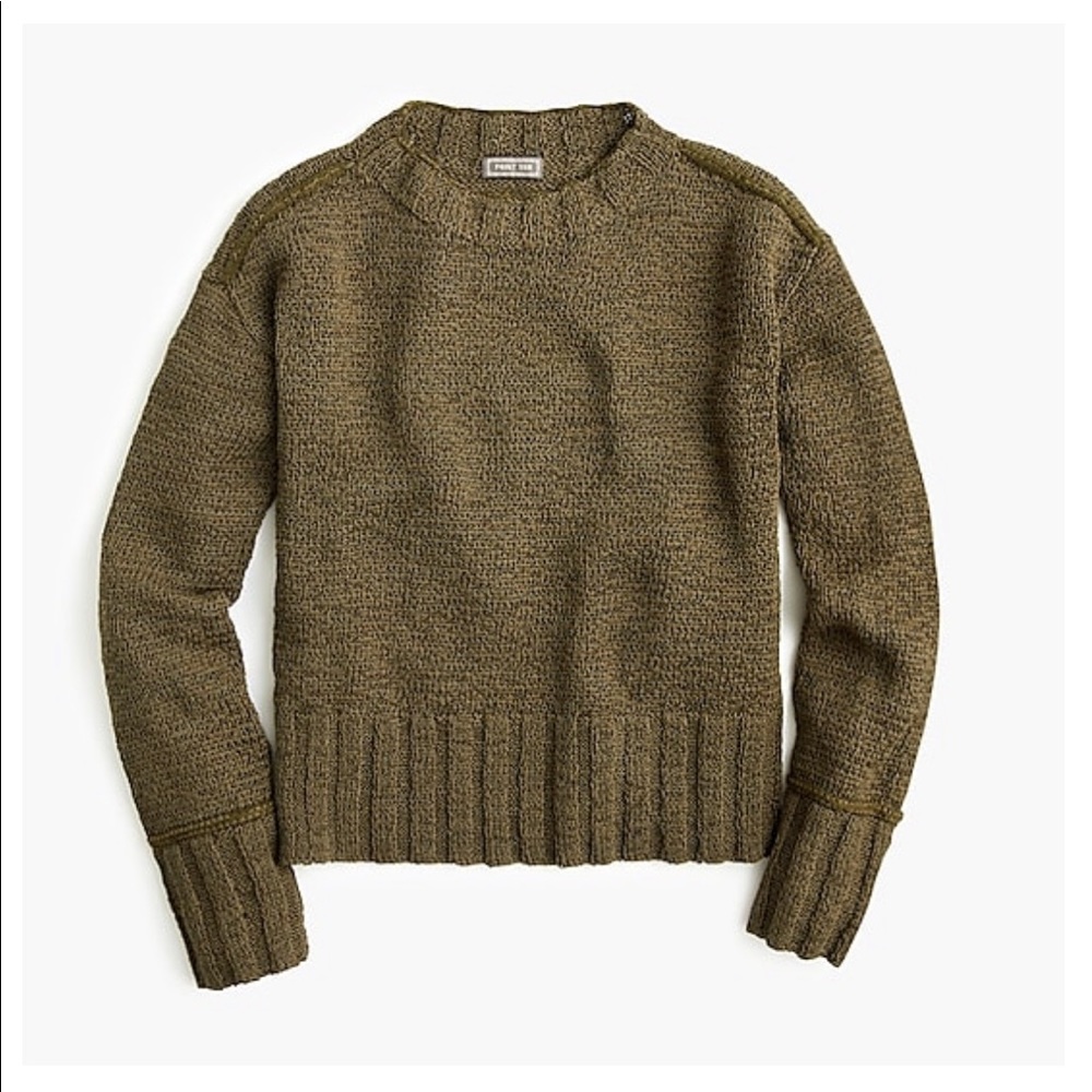 Point Sur (J. Crew) Wide-Rib Crewneck Sweater